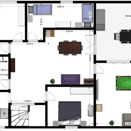 Spacious Apartment, Terrace, Gg リュブリャナ